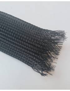 Funda trenzada extensible negra proteccion cables polietileno