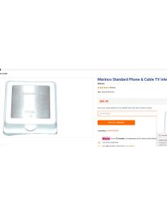 Marinco Entrada estándar de teléfono y televisión por cable 2