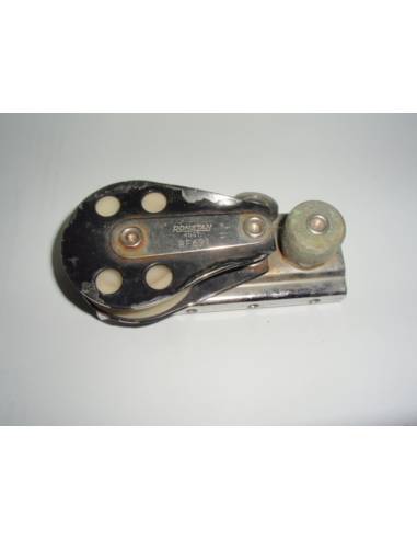 Ronstan pulley trolley with 36mm rail brake