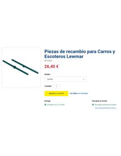 Pièces de rechange pour Carros et Escoteros Lewmar -... 2