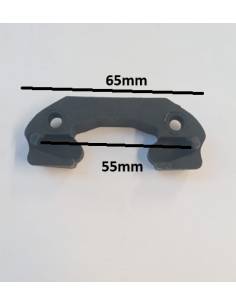 Terminal goma tope de impacto negro carril exterior 55m 2