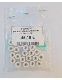 Rodamientos carro 32mm ( 24 rodillos)