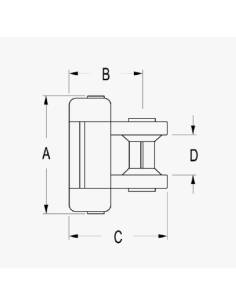 Ronstan Carro intermedio Ronstan Serie 8... 2