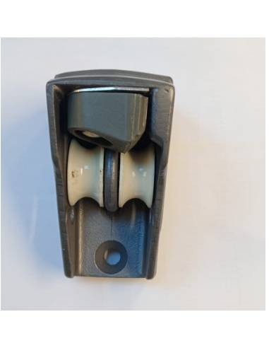 Amiot terminal carril 32mm doble con mordaza