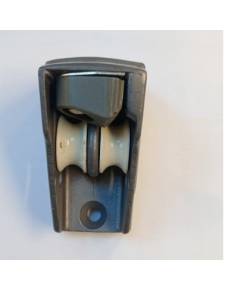 Amiot terminal carril 32mm doble con mordaza