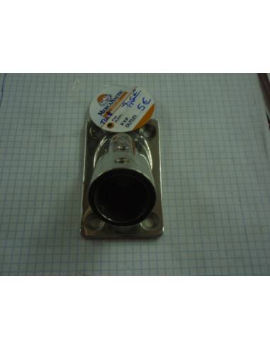 Encrier balcon 45º - 22mm inox