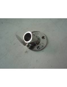 Tintero inclinado con base redonda 25mm  inox