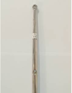 Candelero 25x2mm largo 610mm en acero inoxidable