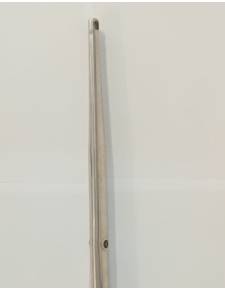 Candelero 25x2mm largo 625 mm en acero inoxidable