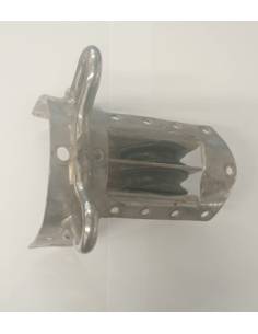 Reenvio salida mastil en inox con cancamos 2