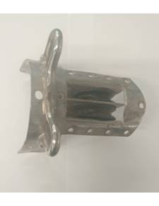 Reenvio salida mastil en inox con cancamos