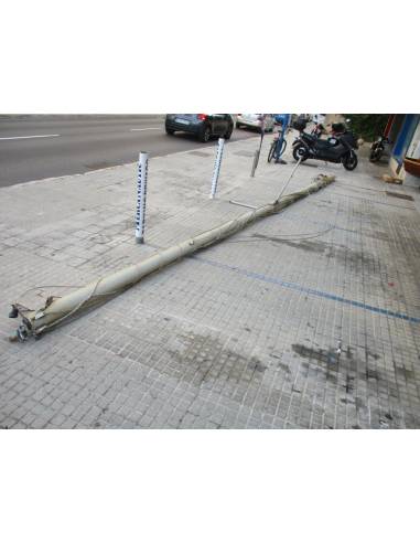 Mastil 8,70mts aluminio con jarcia y cabulleria