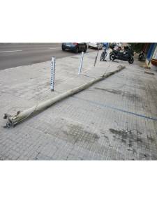 Mastil 8,70mts aluminio con jarcia y cabulleria