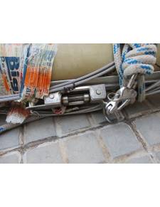 Mastil 8,70mts aluminio con jarcia y cabulleria