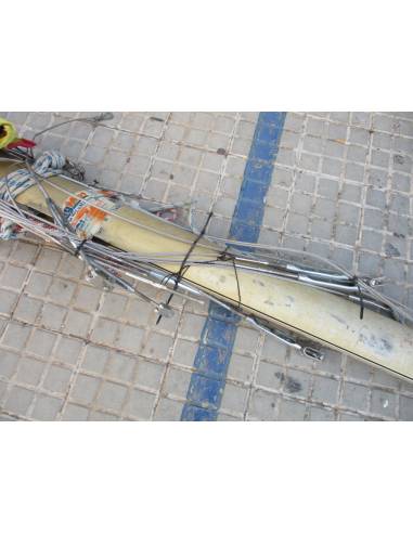 Mastil 8,70mts aluminio con jarcia y cabulleria