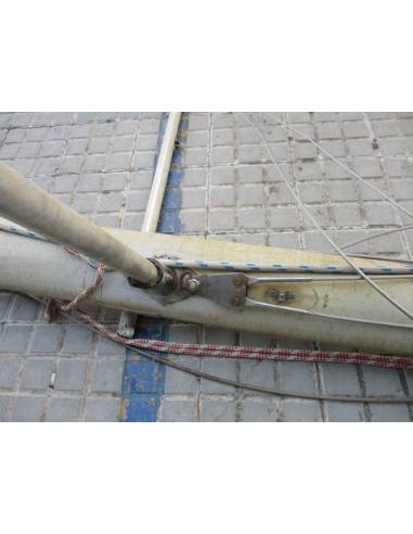 Mastil 8,70mts aluminio con jarcia y cabulleria