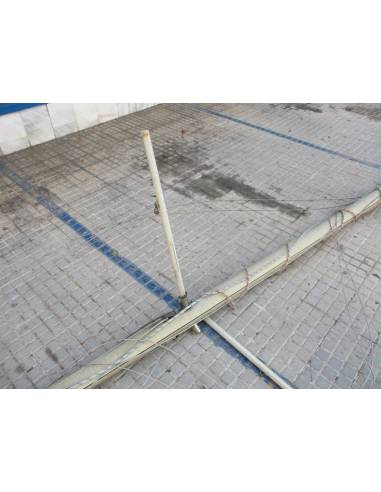 Mastil 8,70mts aluminio con jarcia y cabulleria