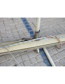 Mastil 8,70mts aluminio con jarcia y cabulleria