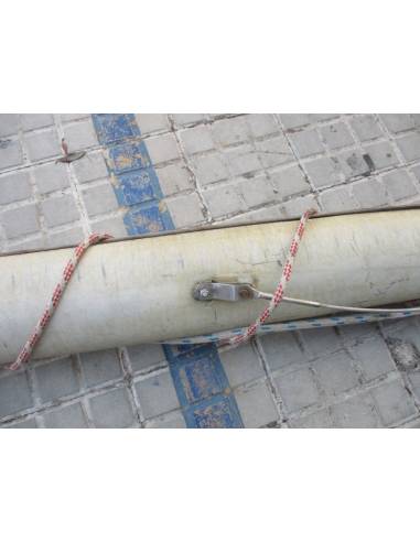 Mastil 8,70mts aluminio con jarcia y cabulleria