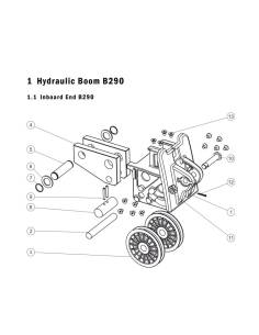 Hydraulic boom SELDEN B290 / B380