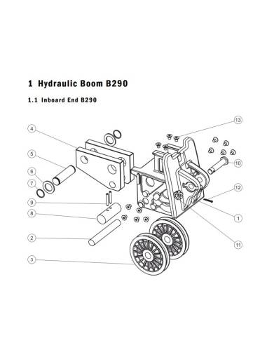 Hydraulic boom SELDEN B290 / B380
