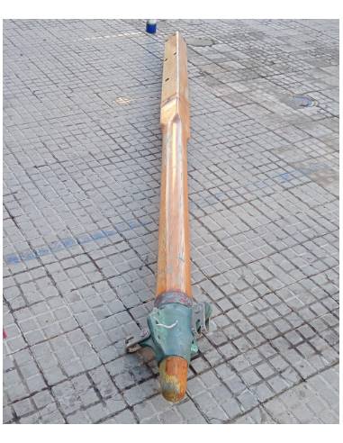 Botalón madera macizo L 3.70,ts