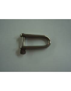 Automatic long stainless steel shackle dia 6mm rot 2000kgs