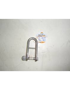 Grillete automatico + pasador 8mm  inox