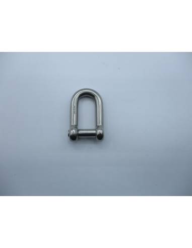 Grilletes 10mm forjados inox recto con eje 6...