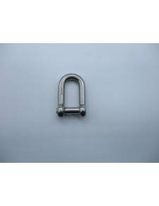 Grilletes 10mm forjados inox recto con eje 6 lados AISI316