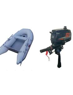 Pack barca neumatica GOII  2,70mts aerotech + fueraborda...