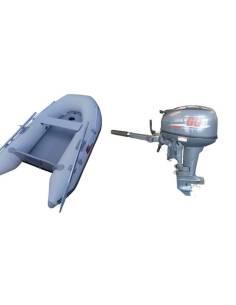 Pack barca neumatica GOII  2,70mts aerotech + fueraborda...