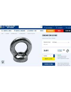 Cancamo ojo inox d12 2