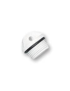 Drain plug, white