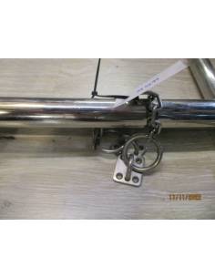 Juego soportes neumatica inox regulables