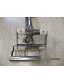 Juego soportes neumatica inox regulables