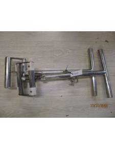 Juego soportes neumatica inox regulables
