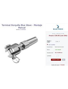 Terminale a forcella BLUE WAVE 84106 2