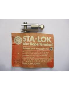 Terminal STA.LOK 5 mm cable 1x19 inox 2