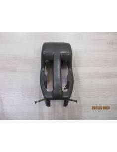 Cabezal botavara aluminio empotrable 10x14 cm.