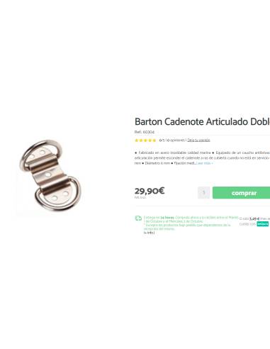Barton Cadenote Double Articulate 60304