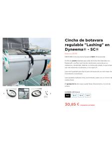 Plastimo cincha botavara regulable SC2
