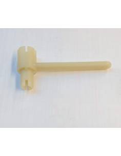 Key adjustment for overpressure valve