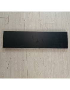Sedile per pneumatici in legno nero 75x20cm