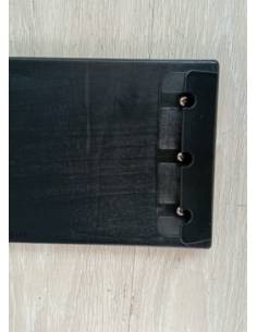 Sedile per pneumatici in legno nero 75x20cm 2