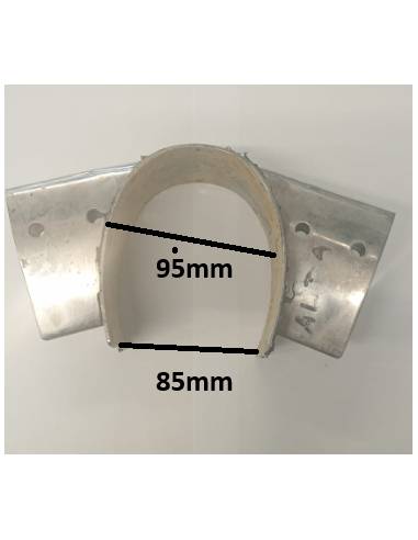 Soporte crucetas inox 