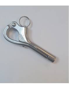 Gancho pelicano inox 316  100x8mm