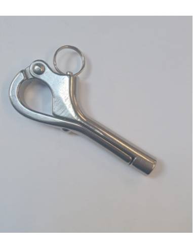 Gancho pelicano inox 316  100x8mm 