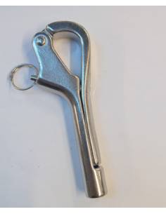Gancho pelicano inox 316  125x8mm