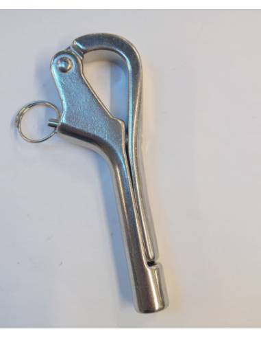 Gancho pelicano inox 316  125x8mm 